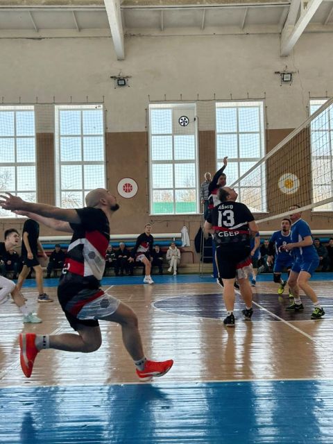 Волейбольный матч в рамках чемпионата Владимирской области